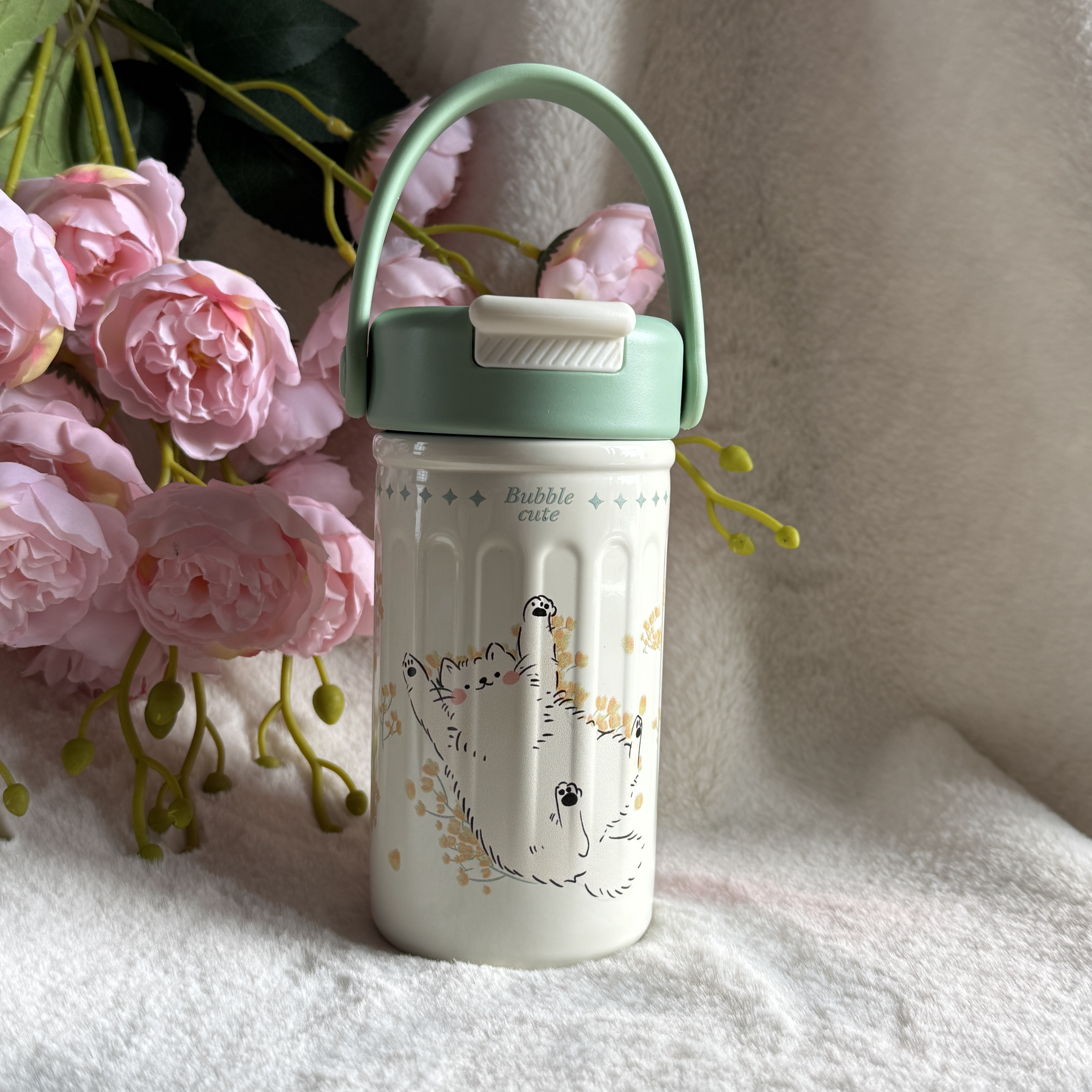 Water Bottle-Green (380 ml)
