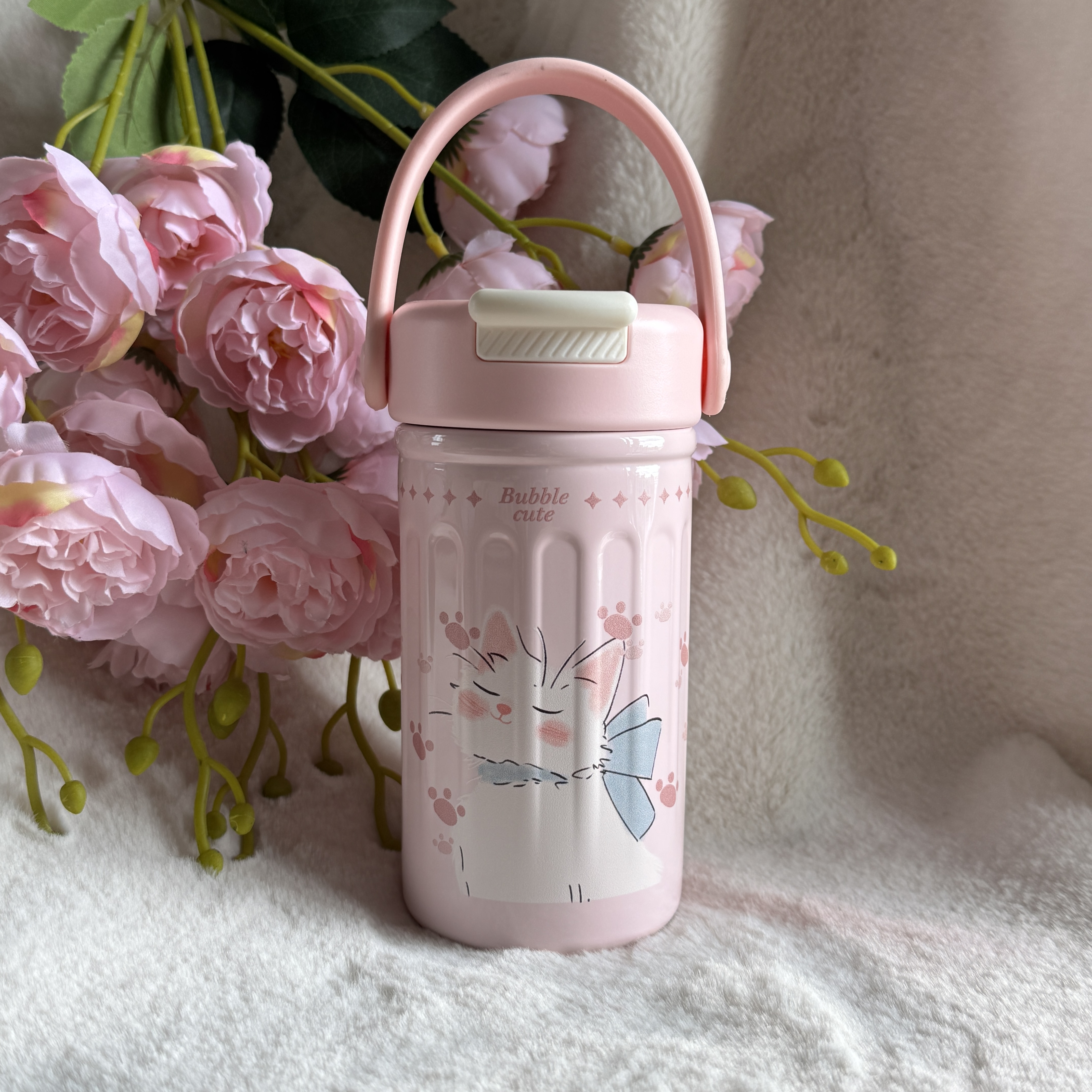 Water Bottle-Pink (380 ml)